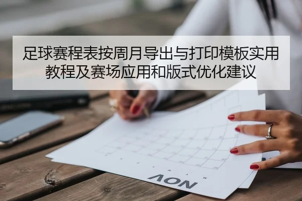 足球赛程表按周月导出与打印模板实用教程及赛场应用和版式优化建议